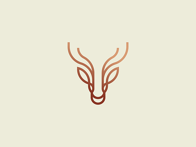 Stag Mark animal logo animal mark branding grid icon identity illustration line line art logo mark stag stag logo stag mark symbol