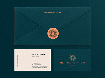 The Paper Architects architect logo architects busines card card circle logo identity letterhead line line art paper logo stationery design symbol the paper architects