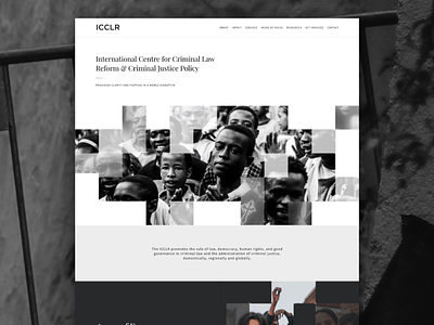 International Centre for Criminal Law Reform creative direction government policy thinktank web design