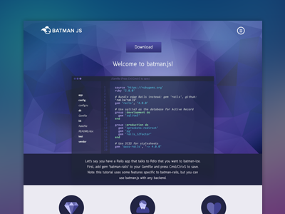 Batman.js code coffeescript javascript rail redesign ruby