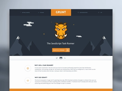 Grunt code javascript library plugin redesign