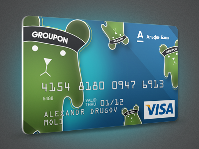 Groupon Russia Card card credit credit card darberry groupon russia