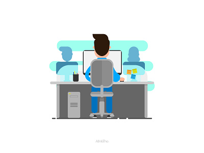 Onboarding illustrations #4 character cool illustration onboarding thumbnail ui visual website
