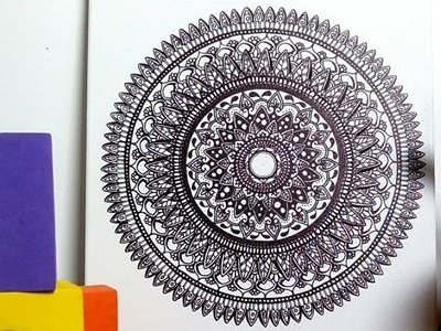 mandala for Kids art decoration elegant geometry hand drawn illustration ink mandala original relaxation zen zenart