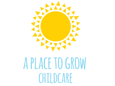 Childcare Logo blue childcare children daycare kids logo sun yellow