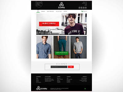 Clothing Website Design desktop ecommerce photoshop shop ui visual web web design website