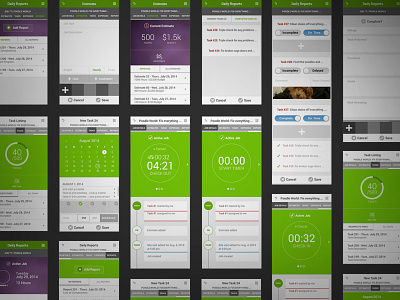 Wireframes for Mobile App