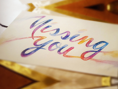 Watercolor Lettering brush colors freehand hand lettering lettering paint type typography watercolor watercolor lettering