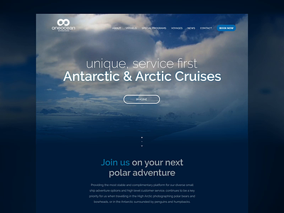 Website Redesign adobe creative suite cruise desktop mockup photoshop responsive travel ui web design