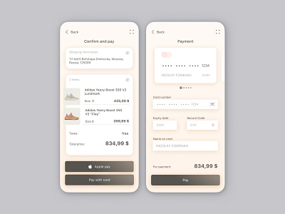 Credit card chekout #dailyui#002_1 app branding checkout colorful credit card dailyui design light minimal payment ui ux