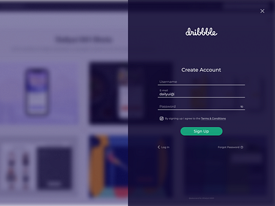 DailyUI #001 001 daily 100 challenge dailyui form login signup ui ux