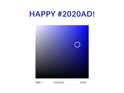 Happy New 2020! 2020 2020ad colorpicker happy holidays happy new year happy new year 2020 new year
