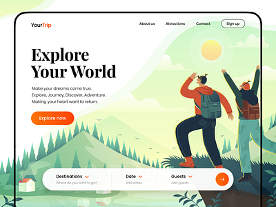 Travel Landing Page