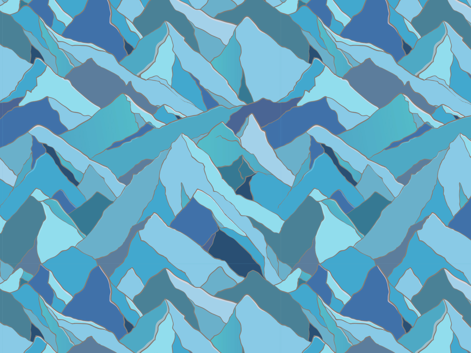 Mountain pattern by Shusha Guna on Dribbble