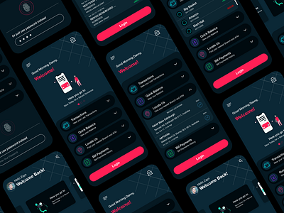 Dark Mode (UX | UI) app dark dark theme darkmode design idea mobile app