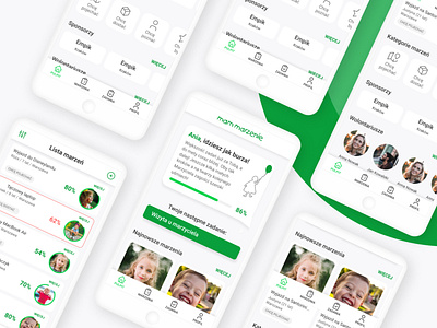 volunteer app app design typography ui ux