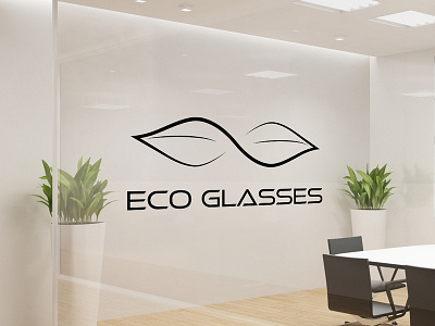 Eco Glasses Logo Design business corporate eco glasses logo graphics design logo logo design modern vector