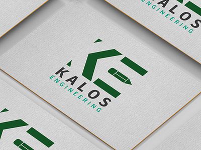 Kalos Engineering Logo Design business corporate engineering graphics design logo logo design modern vector