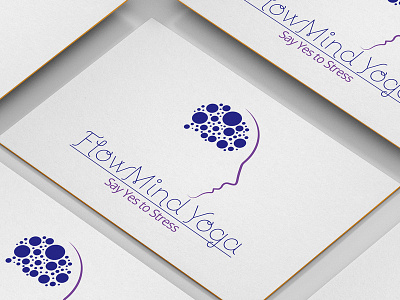 FlowMind Yoga Logo Design business corporate graphics design logo logo design modern vector yoga