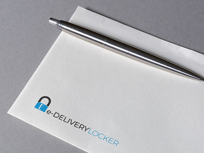 e-Delivery Locker Logo Design business corporate graphics design logo logo design modern vector