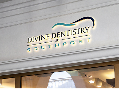 Divine Dentistry Logo Design business corporate dentistry graphics design logo logo design modern vector