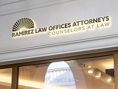 Ramirez Law Logo Design business corporate graphics design law logo logo design modern vector