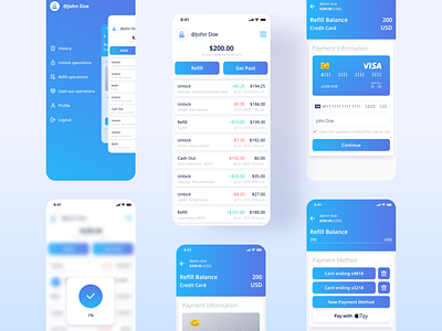 Actiwallet - Mobile App UX/UI app app ui application cash design app interaction interface mobile money screen ui ui ux ui design uidesign uiux ux design wallet