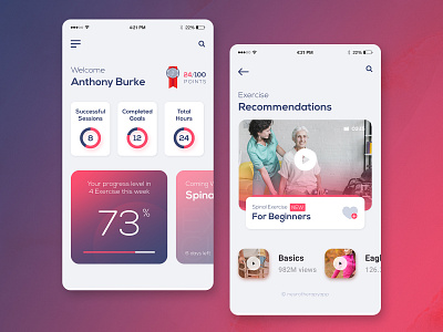 Neuro Appointment App 2020 trends dashboard design ui ui design ux