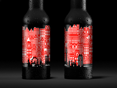 Munich Lager beer bottle building city craft germany lager munich skyline street