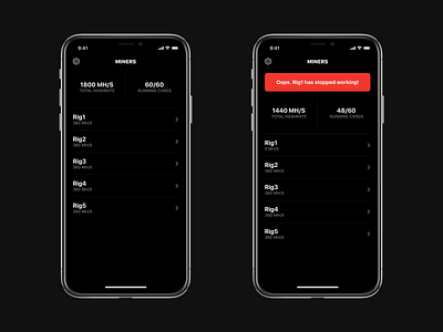 Mining Monitoring App