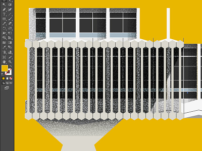 Architecture illustration WIP architecture book drawings elevation illustration london mockup spread