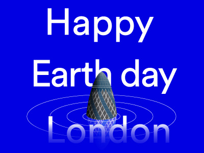 Happy Earth Day Illustration 2018 architecture earthday globalwarming illustration london normanfoster