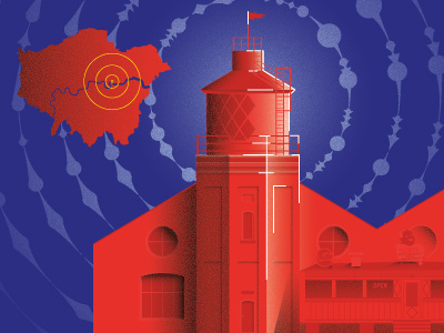 London Lighthouse Illustration Trinity Buoy Wharf