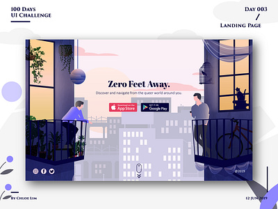 Landing Page - Zero Feet Away