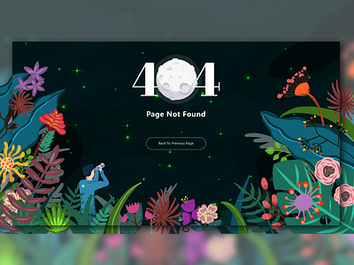 404 Page - Missing In Forest