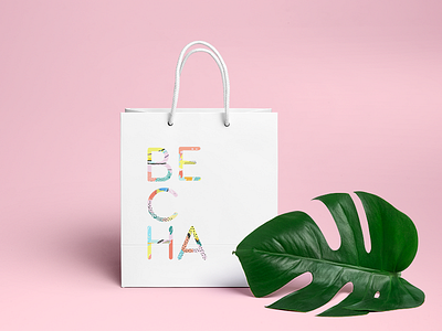 Vesna bag branding color font graphic illustration illustrator label logo spring vector