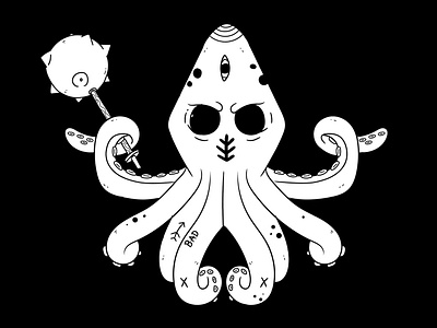 Smashing evil Octopus