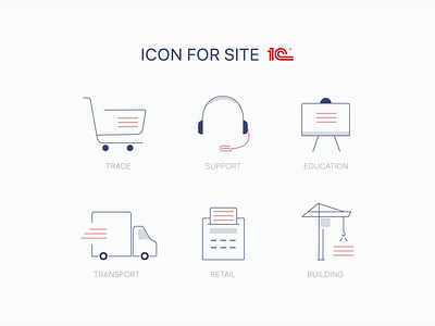 Icons for accounting website