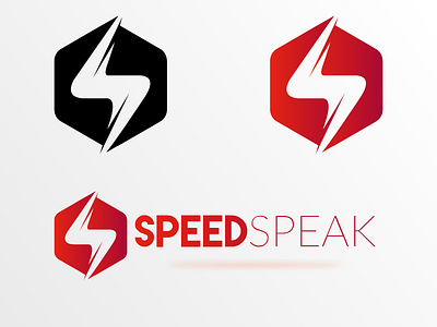 Speedspeak's logotype design logo speedspeak
