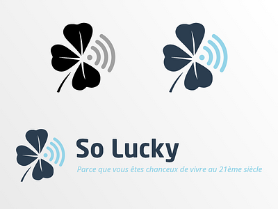 So Lucky's logotype