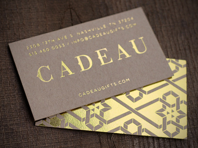 Cadeau business card