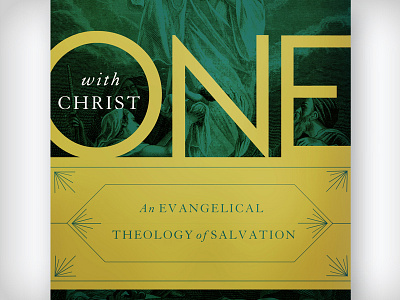 One book cover christ christian classic detail engraving evangelical gold gospel salvation theology typography
