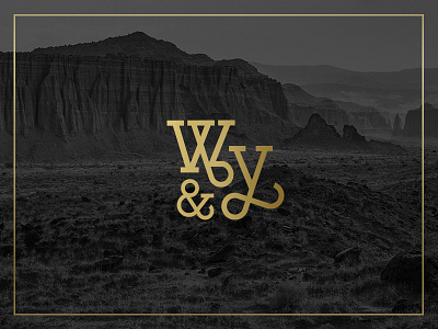Wild & Yonder submark brand brand mark club explore logo monogram outdoors submark vintage wild