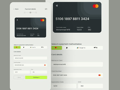 Payment Checkout Design design invoice mobile app payment checkout payment details payment method ui uiux