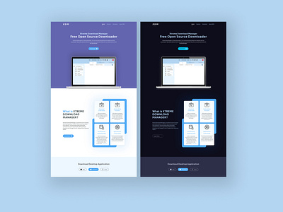 SaaS Landing Page Design Idea for XDM bangladeshi designer clean creative design design design concept design idea design inspiration figma idea inspiration landing page landing page desing saas saas landing page shot uiux web design xdm xtreme download manager