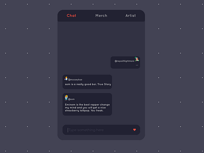 ChatBox Concept UI1.0 design ui ux web