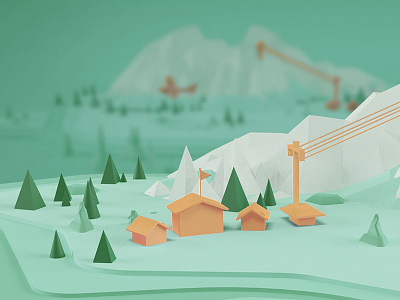 Low poly World 3d low poly world