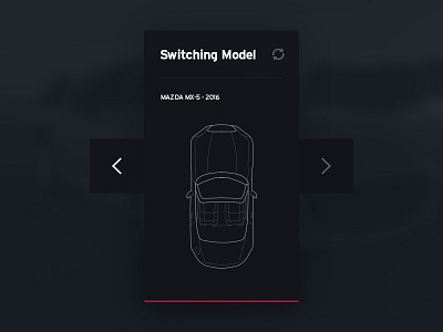 Models car configurator interface mazada