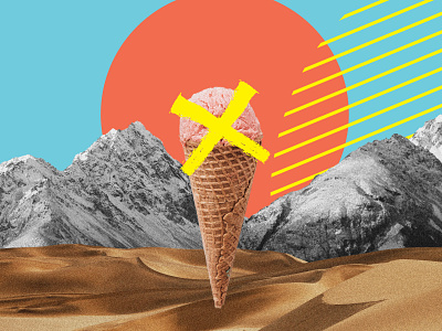 Can't Reach The Summer art collage collageart design digitalart illustration minimal modern