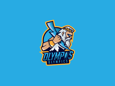 Olympos Olympics Logo | Zeus Mascot